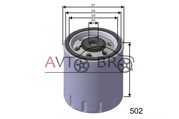 Фільтр паливний (h145mm) Bmw 318/525/530/725/730 Diesel
