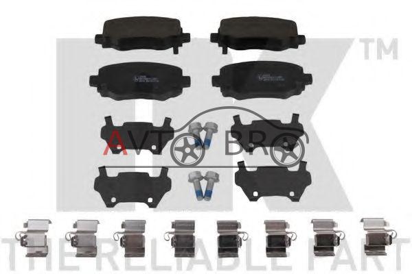 Комплект гальмівних колодок Fiat 500X Jeep Renegade 1.0-2.0D 07.14-